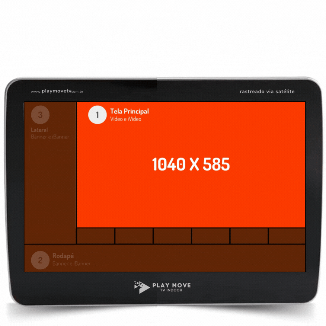 iVídeo Tela Principal 30s Indeterminado (01 Tela)